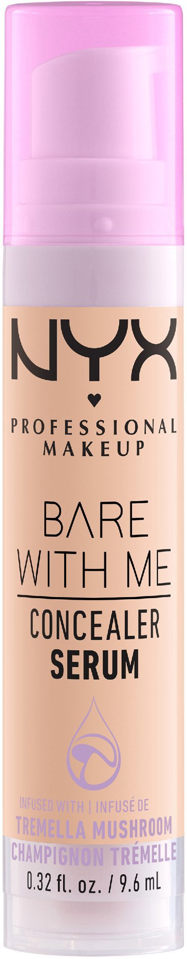 NYX PROFESSIONAL MAKEUP Bare With Me Serum & Calm Concealer 03 Vanilla korektor, 9,6 ml
