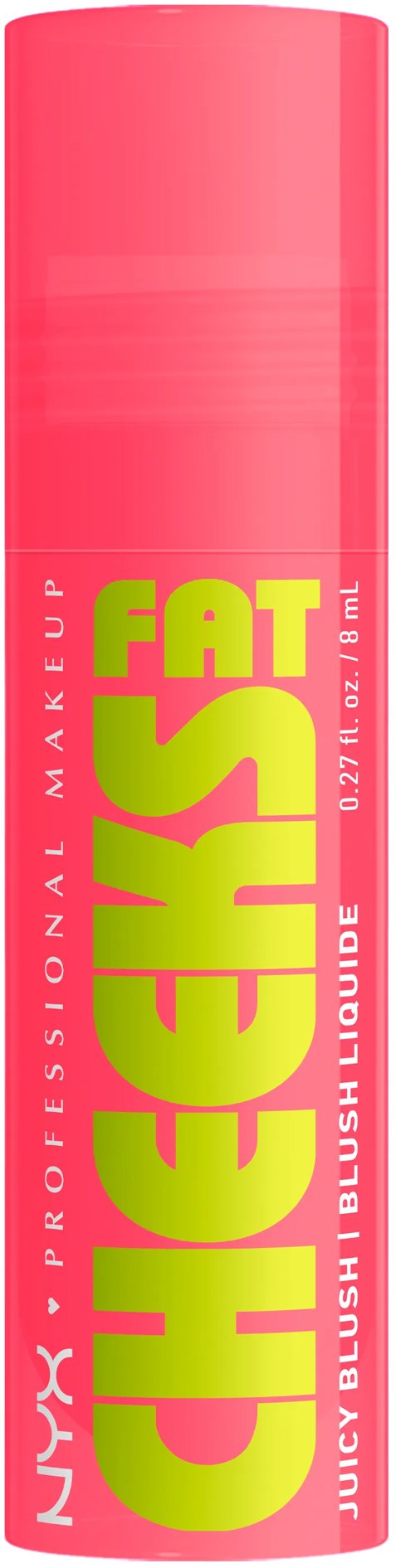 NYX PROFESSIONAL MAKEUP Fat Cheeks Juicy Blush 03 Guava Gush tekutá tvářenka, 8 ml