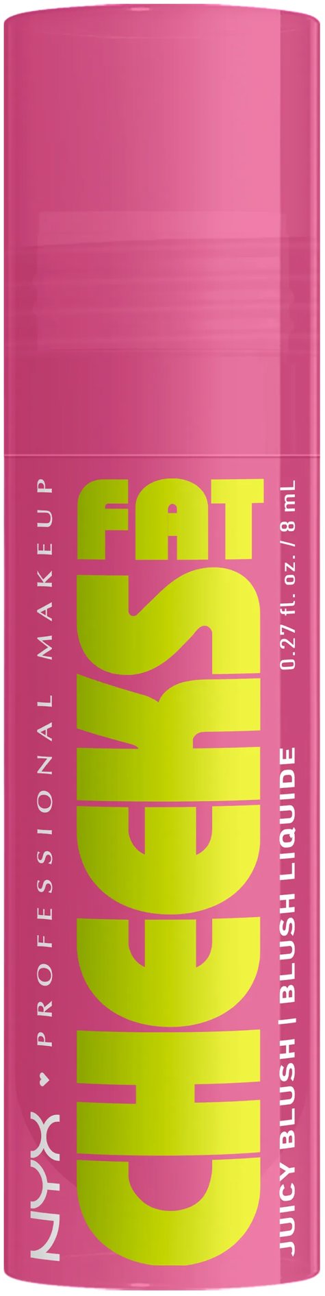 NYX PROFESSIONAL MAKEUP Fat Cheeks Juicy Blush 07 Plum Pop tekutá tvářenka, 8 ml