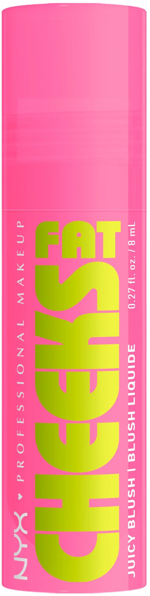 NYX PROFESSIONAL MAKEUP Fat Cheeks Juicy Blush 04 Dragon Fruit Drip tekutá tvářenka, 8 ml