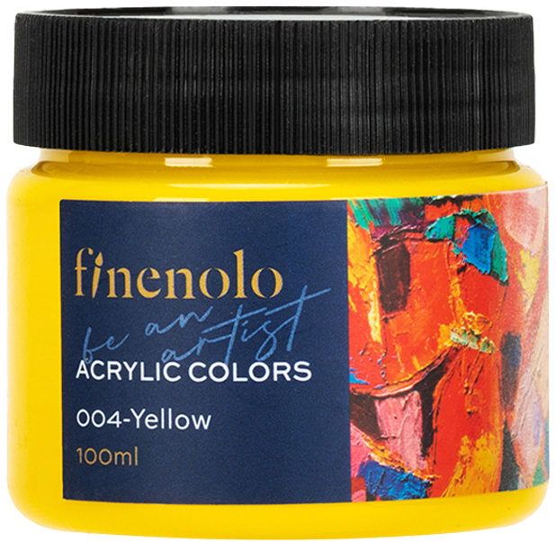 DELFINOLO ŽLUTÁ - AKRYLOVÁ BARVA 100 ML
