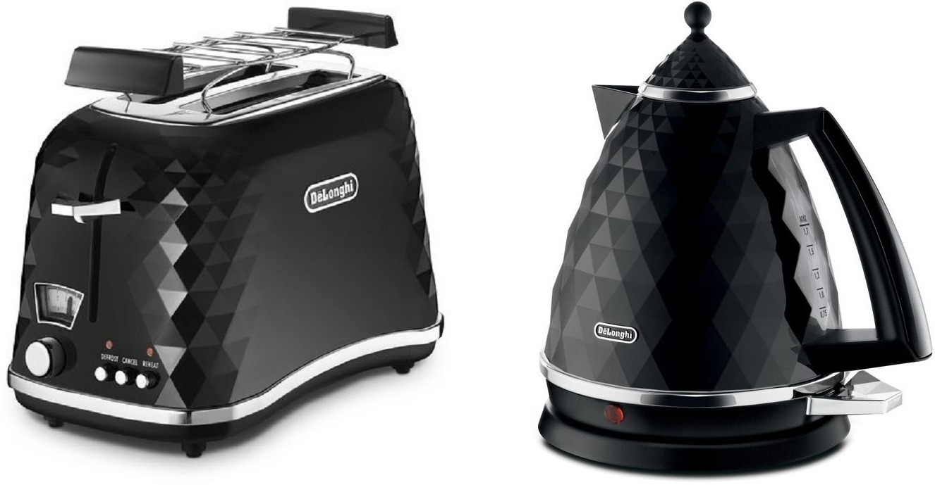 Snídaňová kolekce De'Longhi Brillante - černá