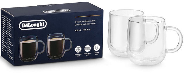 De'Longhi DLSC327 Sada 2 ks sklenic 500 ml