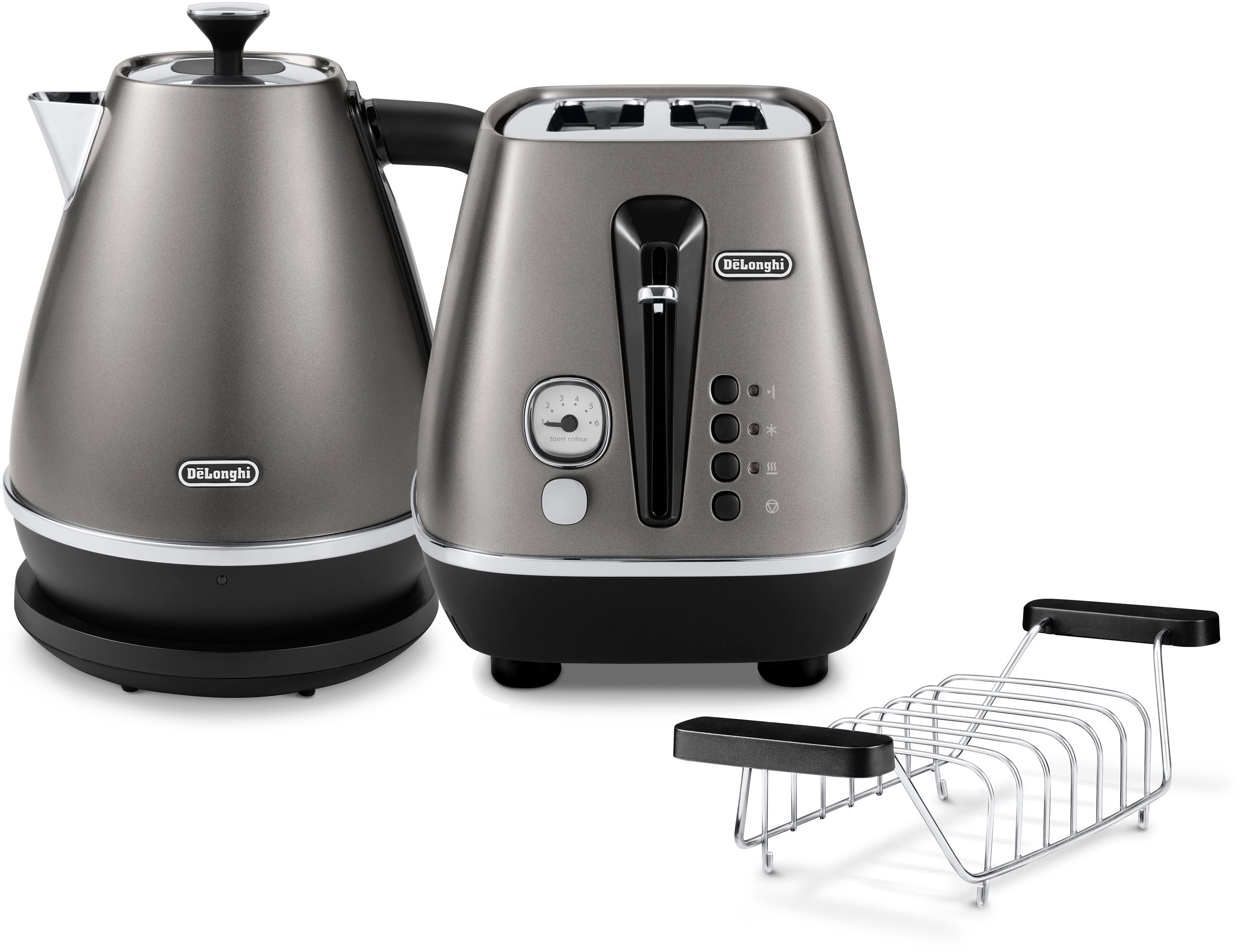 Snídaňová kolekce De'Longhi Distinta Titanium