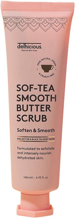 Delhicious Sof-Tea Smooth Butter Scrub 140 ml