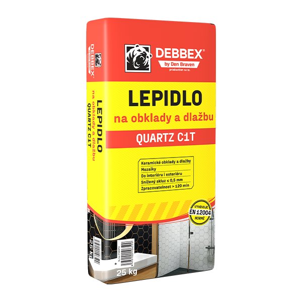 Den Braven Lepidlo na obklady a dlažbu QUARTZ PROFI P801 šedý