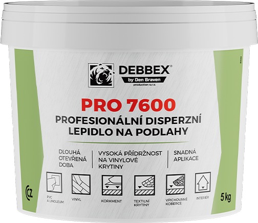 Den Braven Profesionální disperzní lepidlo na podlahy 14kg PRO 7600