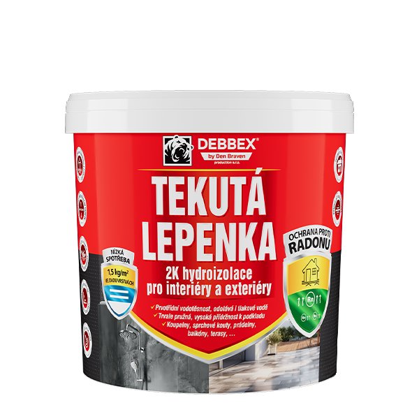 Den Braven Tekutá lepenka 2K hydroizolace 7kg