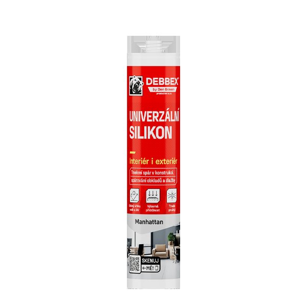 Den Braven Univerzální silikon 280ml manhattan RL