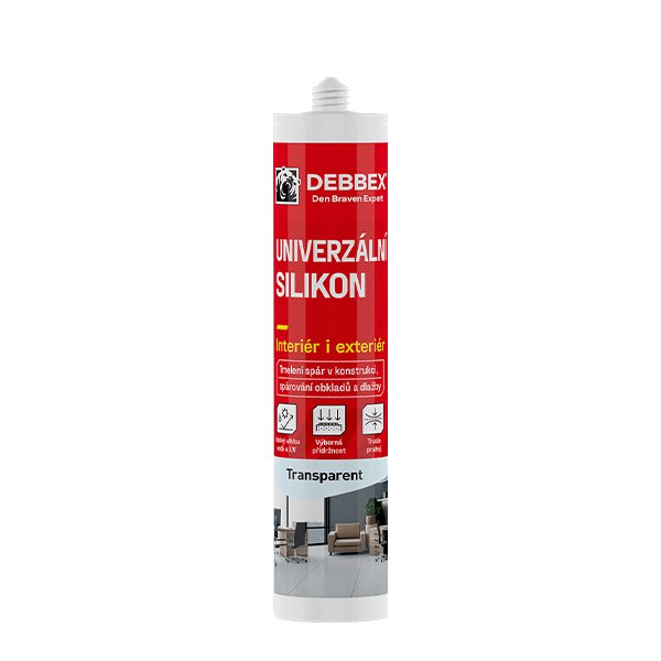 Den Braven Univerzální silikon 280ml transp.RL