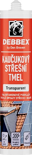 Den Braven Kaučukový střešní tmel hnědý 280 ml