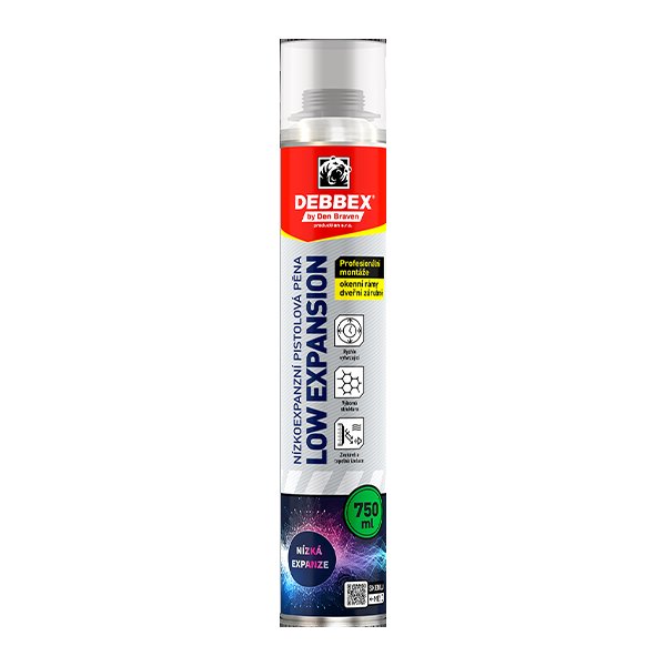 Den Braven Nízkoexpanzní pěna 750 ml pistolová CZ-SK-HU