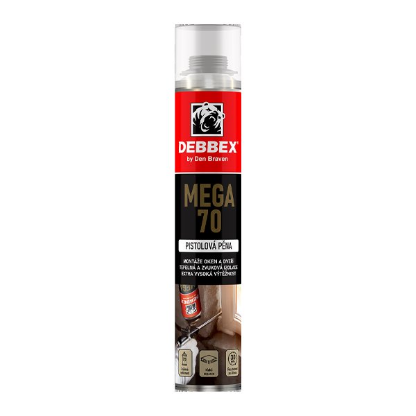 Den Braven Pistolová pěna Mega 70 870 ml