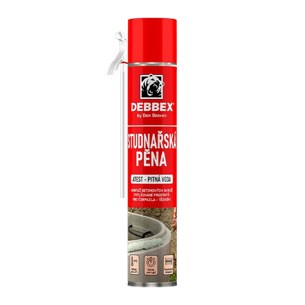 Den Braven Studnářská pěna 750ml trubičková
