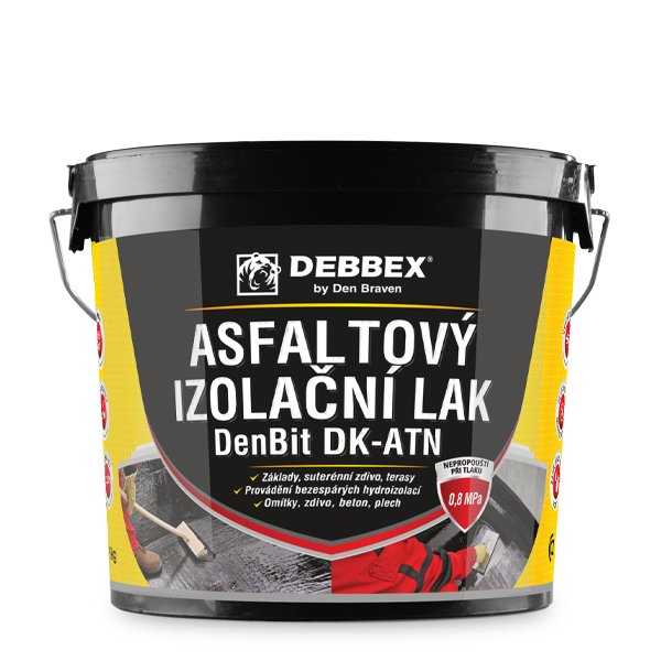 Den Braven Asfaltový izolační lak DK-ATN 9 kg DenBit