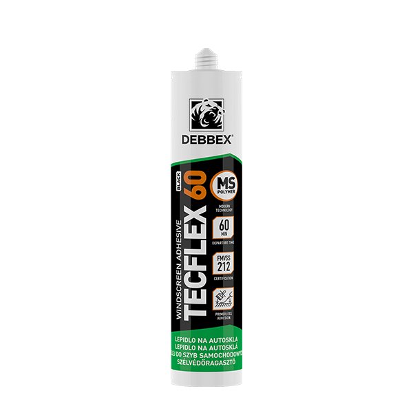 Den Braven Lepidlo na autoskla Tecflex 510 (3060) 300ml BD černý CZ-SK-HU-EN