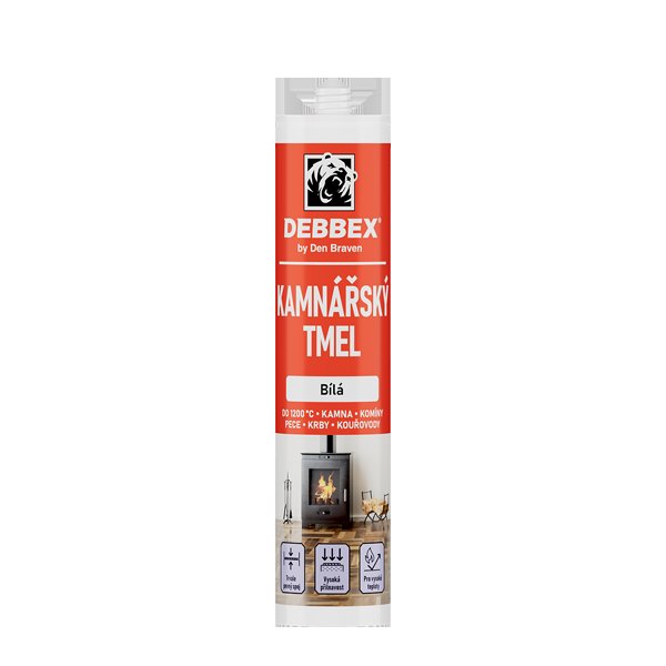 Den Braven Kamnářský tmel 310ml bílý