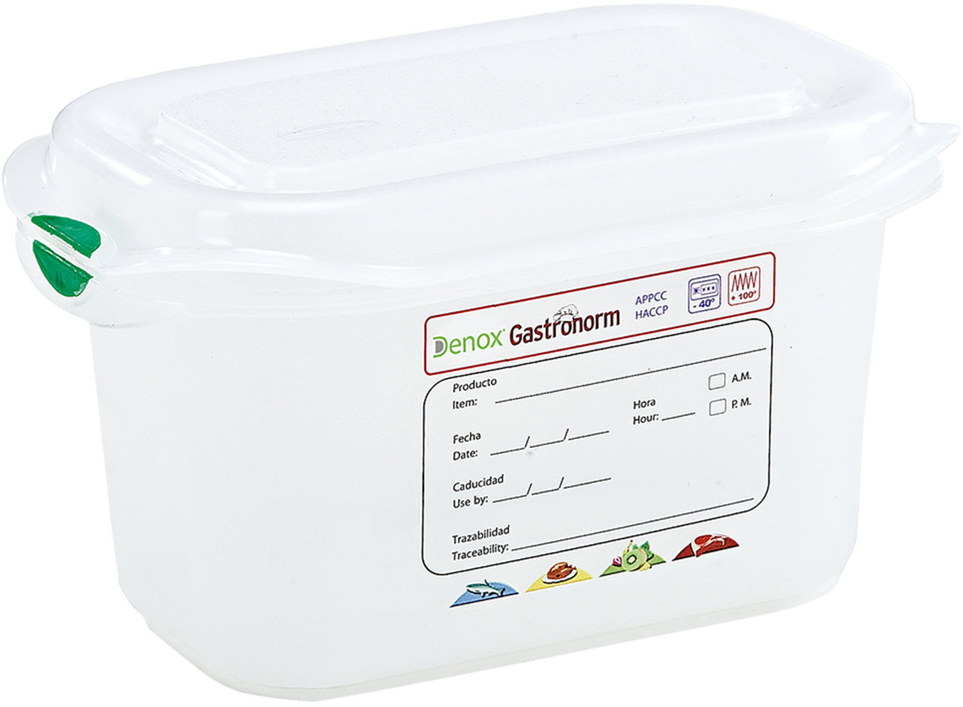 Denox GN1/9 s víkem GASTRONOX 1 l, vzduchotěsná