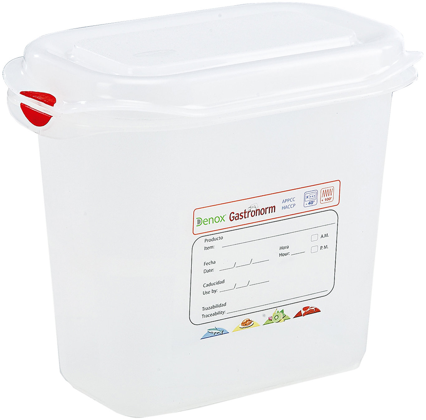 Denox GN1/9 s víkem GASTRONOX 1,5 l, vzduchotěsná