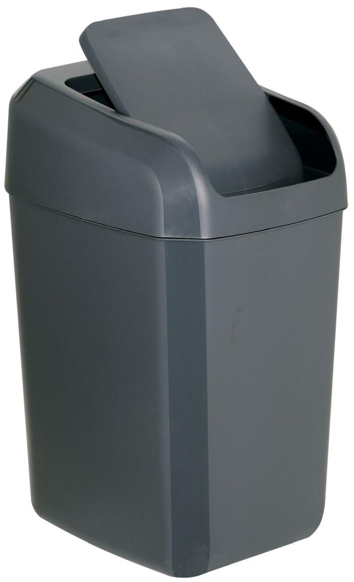 Denox Troya odpadkový koš 30 l, antracitový