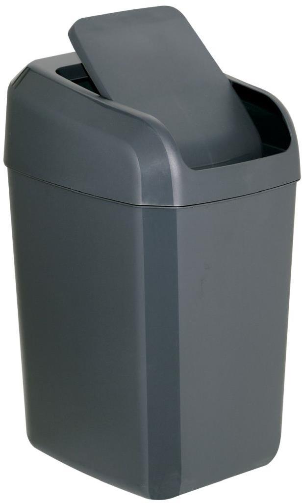 Denox Troya odpadkový koš 15 l, antracitový