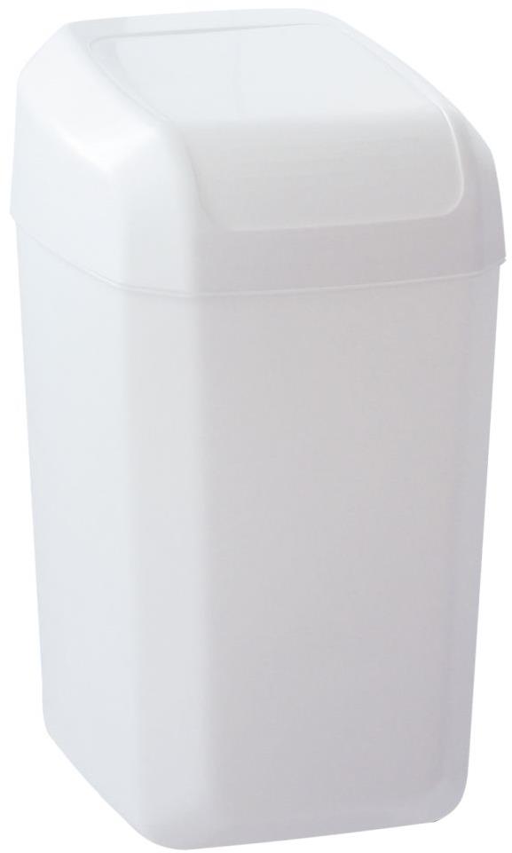 Denox Troya odpadkový koš 15 l, bílý