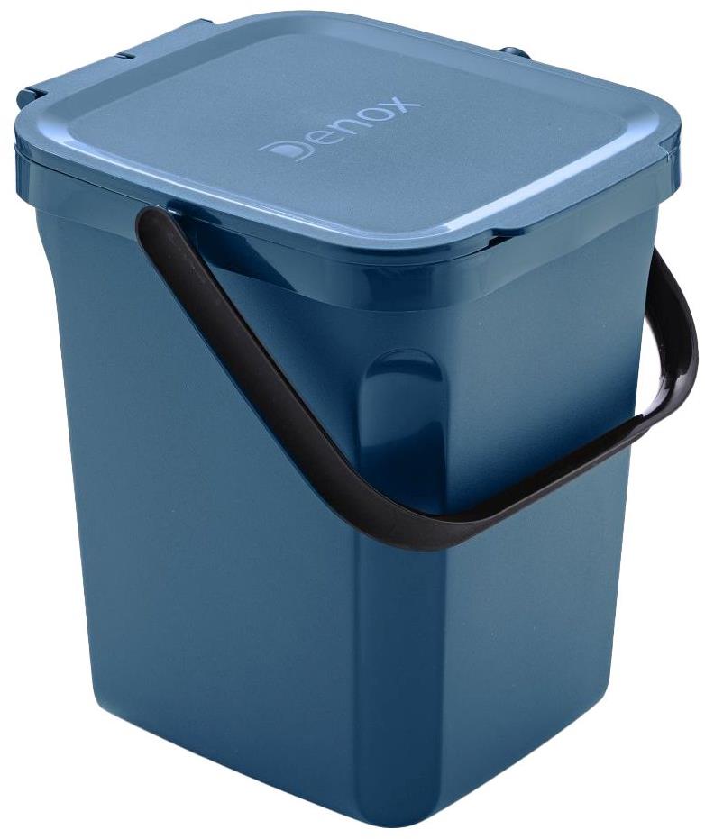 Denox Organic odpadkový koš na bioodpad 10 l, modrý