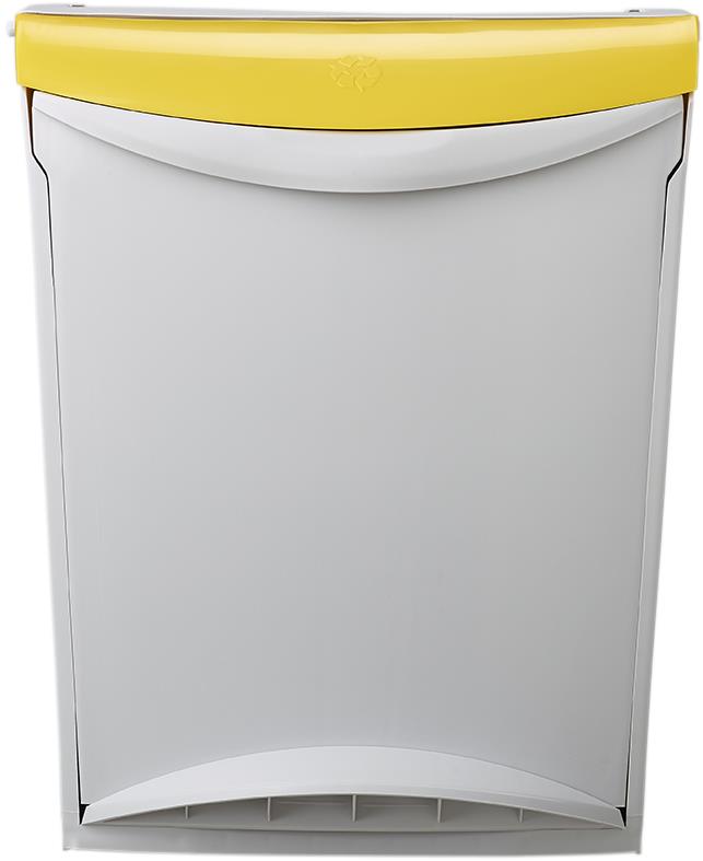 Denox Ekosystem odpadkový koš na tříděný odpad 25 l, žlutý - plast
