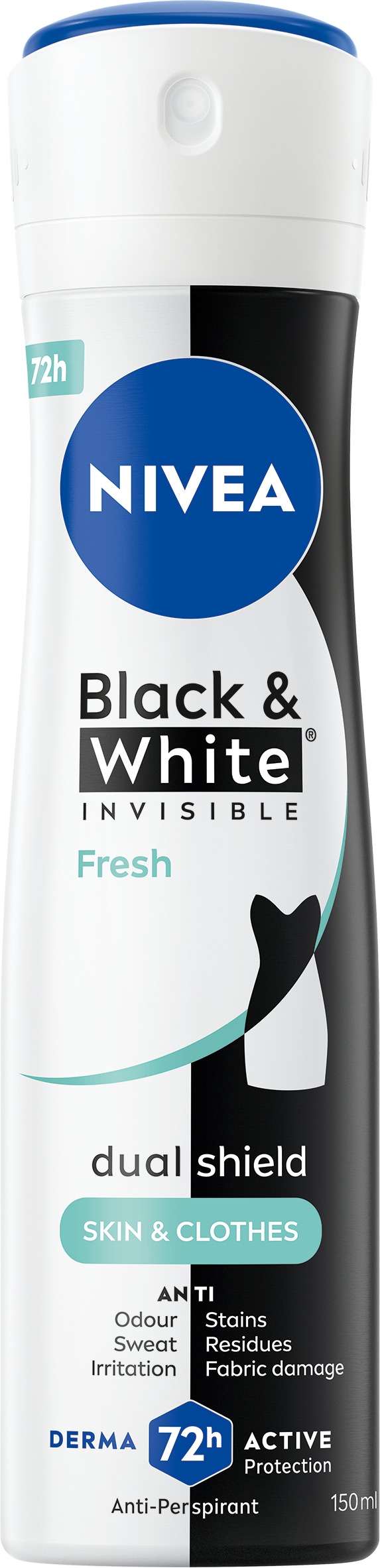 NIVEA Black & White Invisible Fresh 150 ml