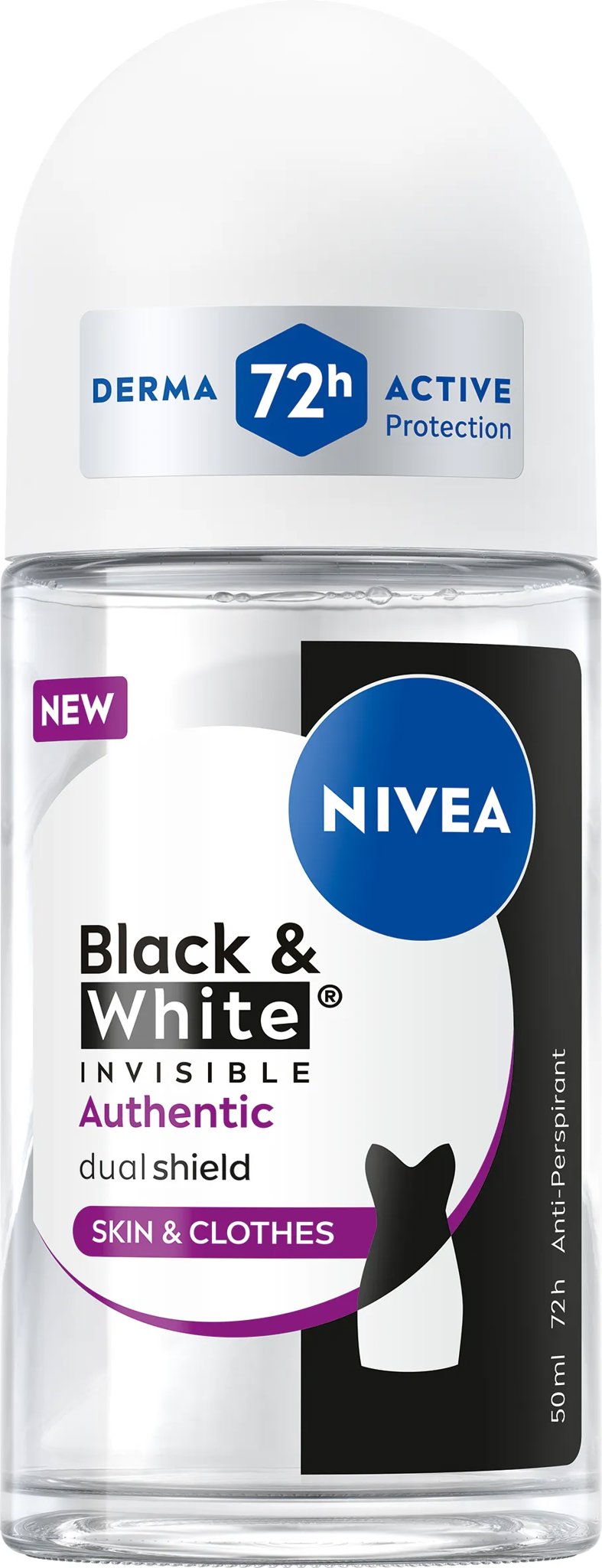 NIVEA Kuličkový AP B&W Authentic 50 ml