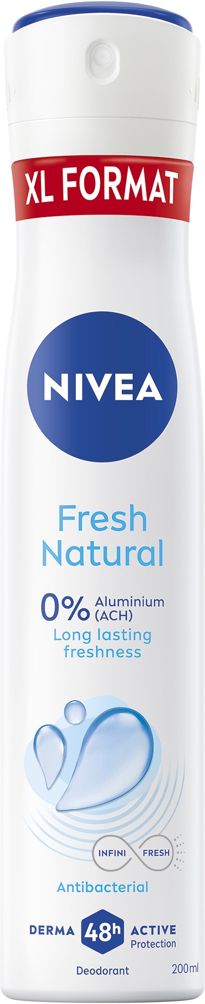 NIVEA Fresh Natural Deo Spray 200 ml