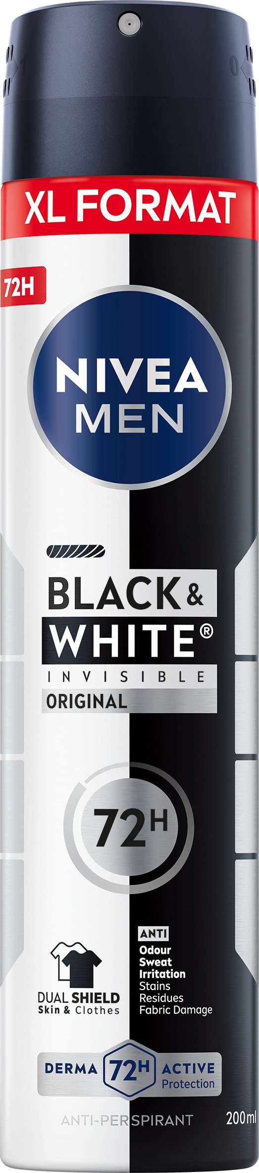 NIVEA MEN Black & White Invisible Original 200 ml