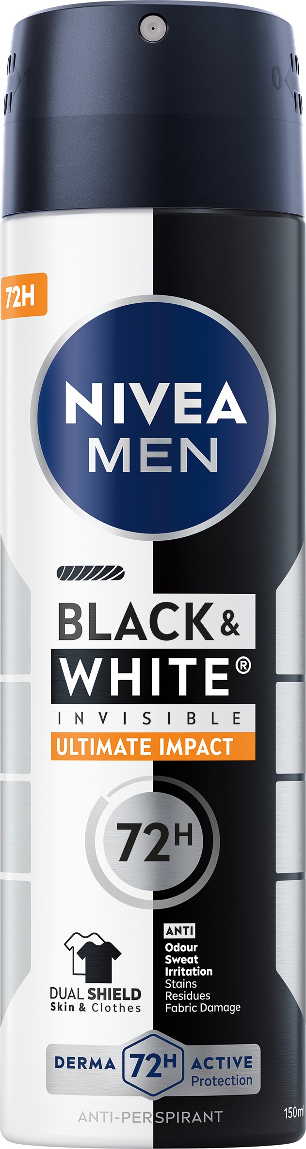 NIVEA MEN Black&White Invisible Ultimate Impact 150 ml