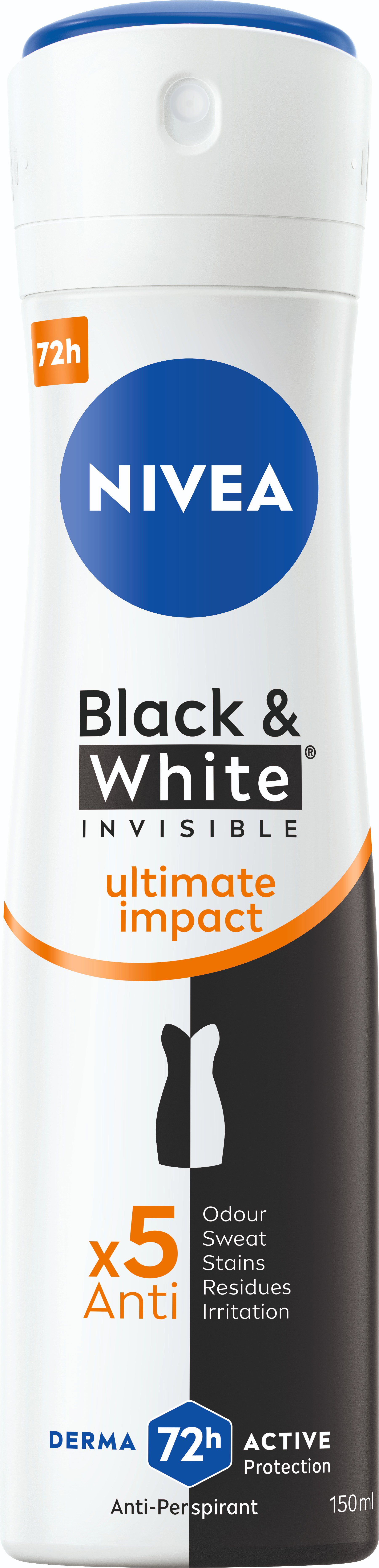 NIVEA Black&White Invisible Ultimate Impact 150 ml