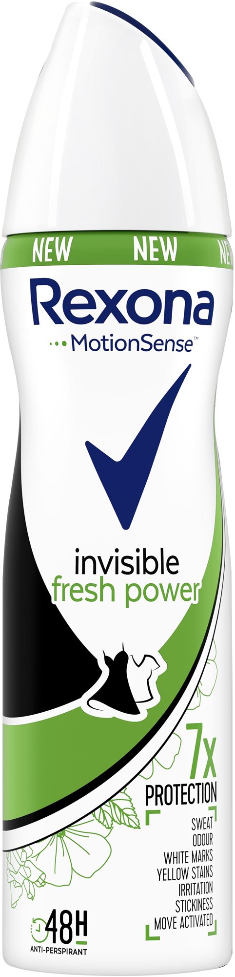 REXONA Antiperspinatní sprej Invisible Fresh& Power 150 ml
