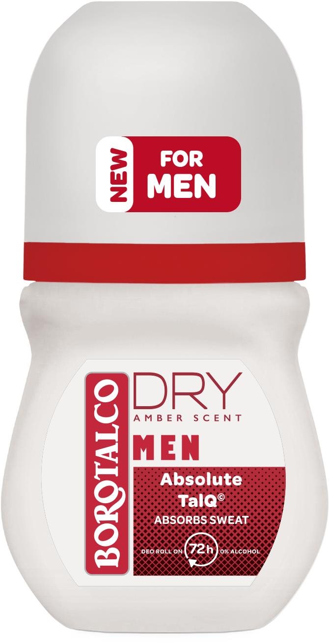 BOROTALCO Deo Roll MEN Dry Amber 50 ml
