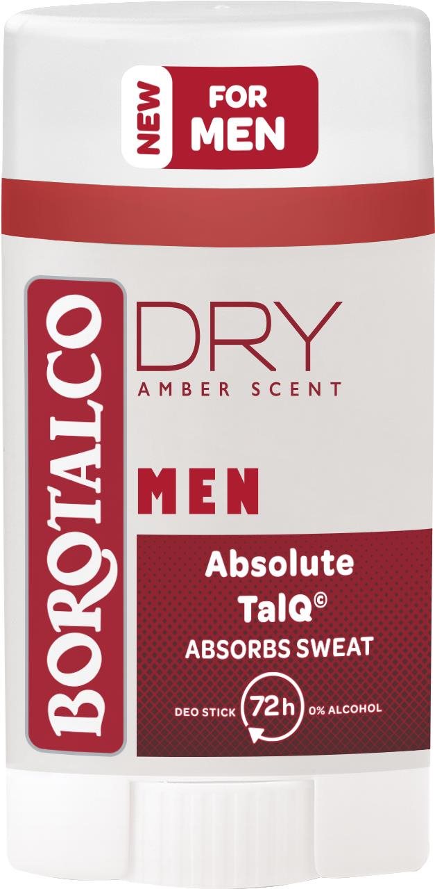 BOROTALCO Deo Stick MEN Dry Amber 40 ml