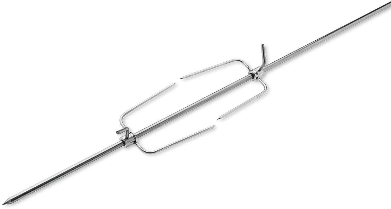 DEOS Nerezová jehla na rožnění s bodci 60cm