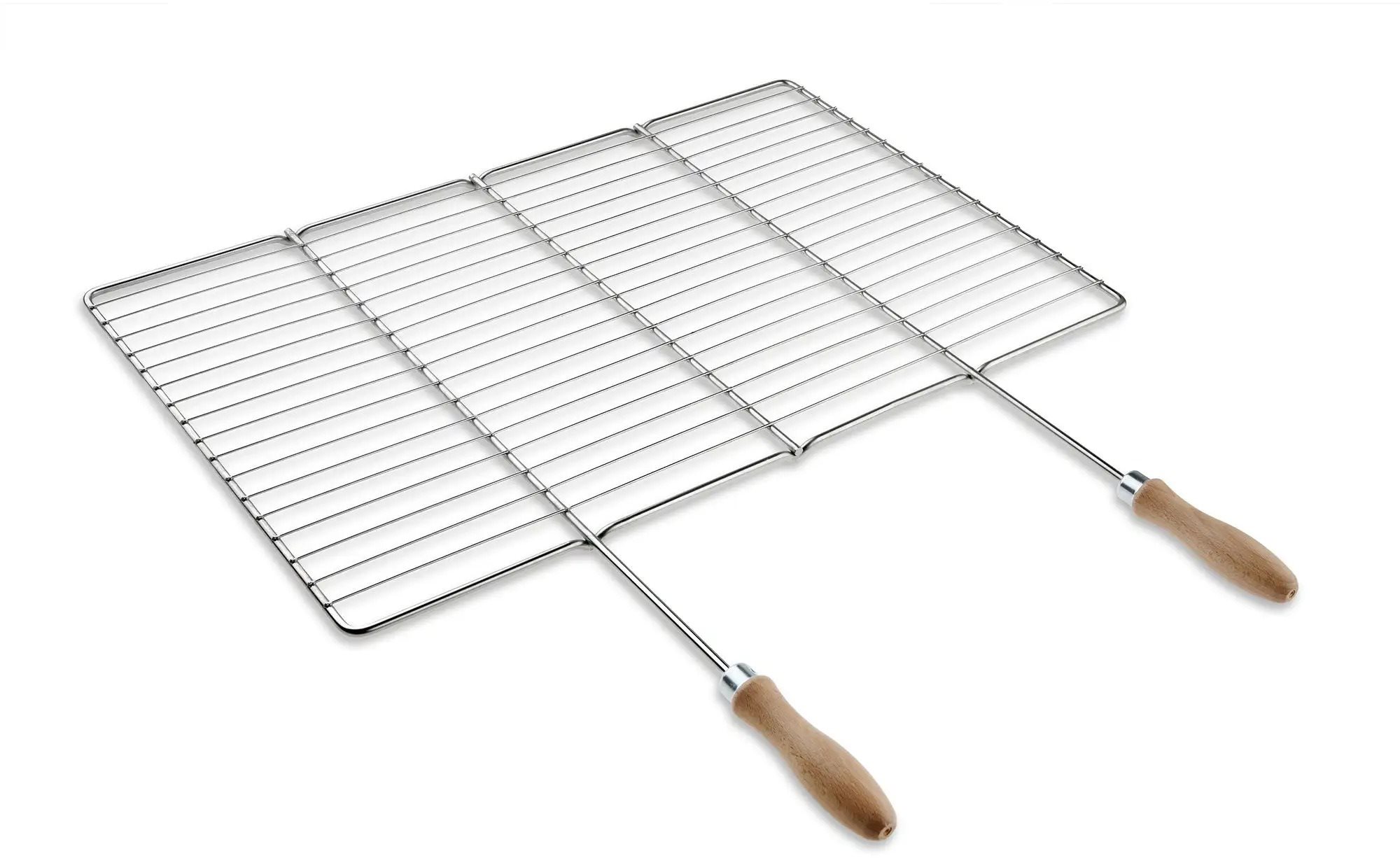 DEOS Nerezový grilovací rošt 50×30cm s rukojetí