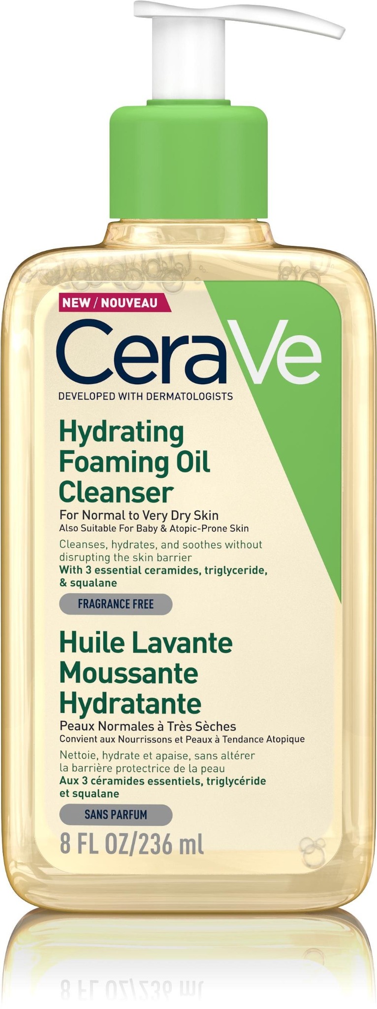 CERAVE Hydratační čisticí pěnící olej 236 ml