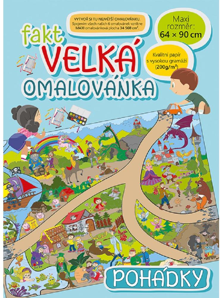 Velká omalovánka Baloušek tisk Fakt velká omalovánka - Pohádky (64 × 90 cm)