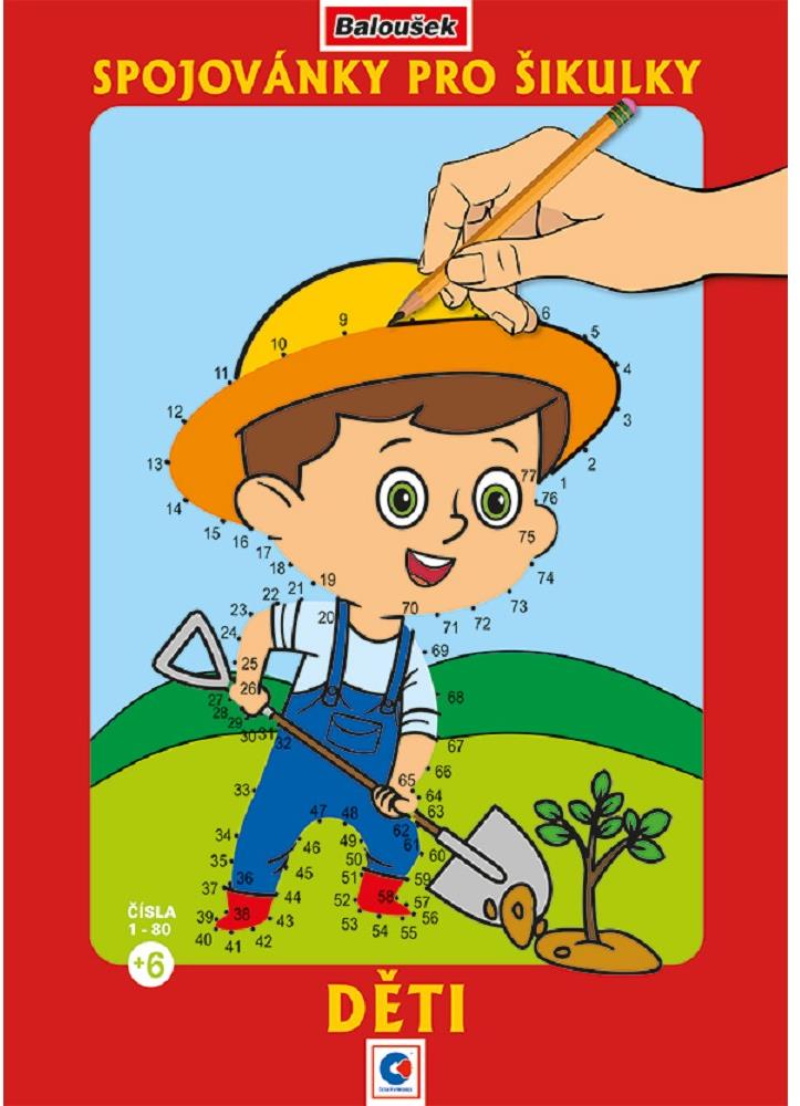 BALOUŠEK TISK Omalovánka A4 - Spojovánky pro šikulky - Děti