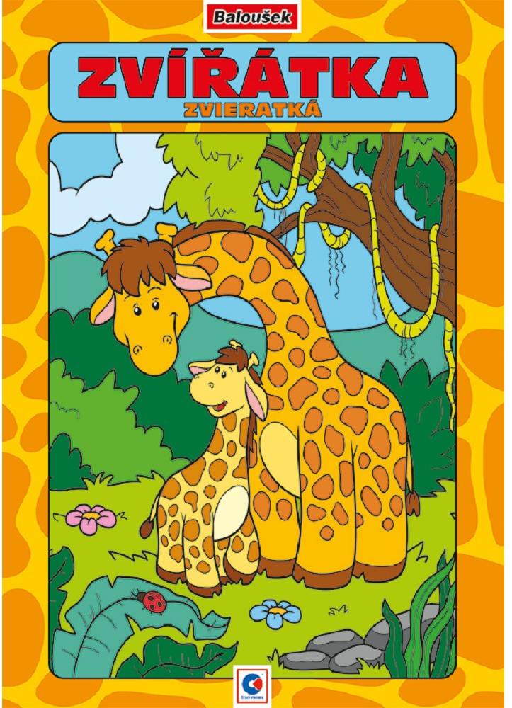 Omalovánka A4 velikosti s zvířaty