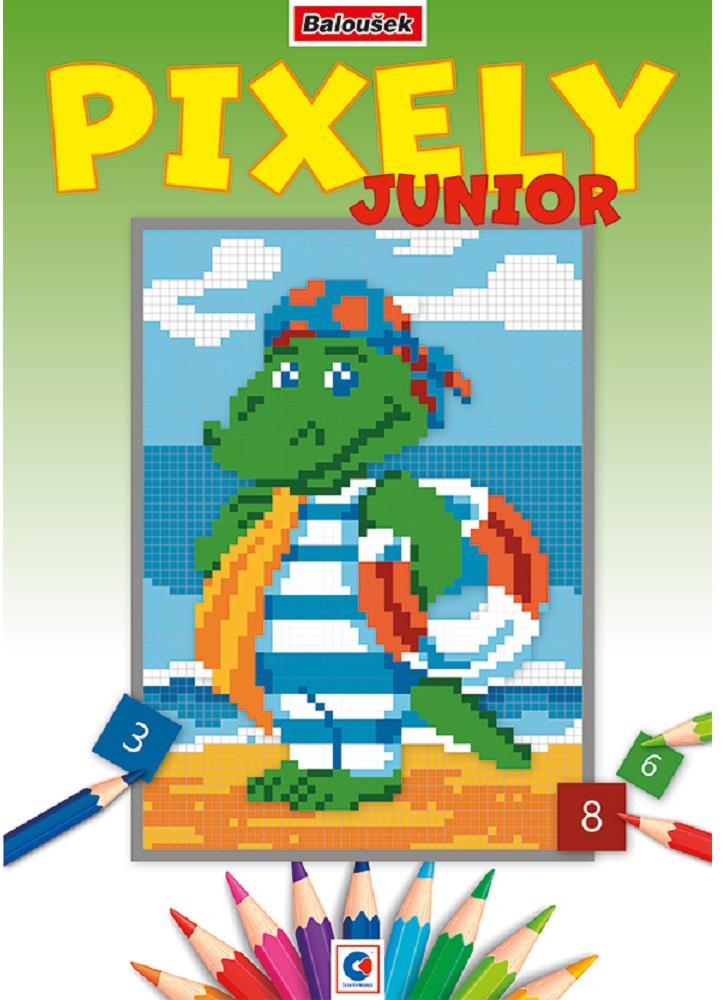BALOUŠEK TISK Omalovánka A4 - Pixely Junior
