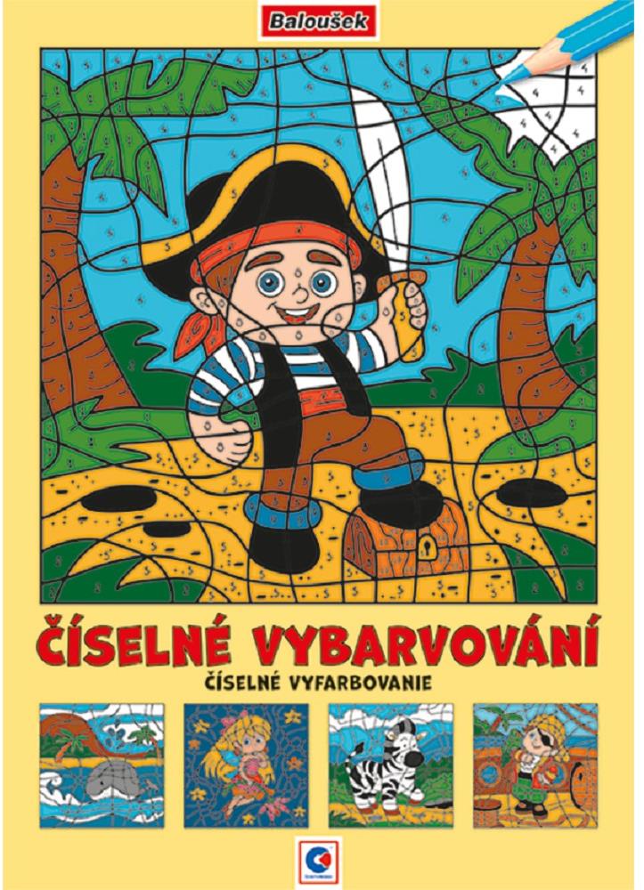 Omalovánka A4 - Číselné vybarvování od Balouška Tisk