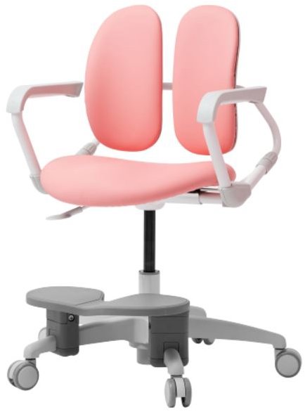 Ergonomická židle 3DE Duorest Milky v růžové barvě