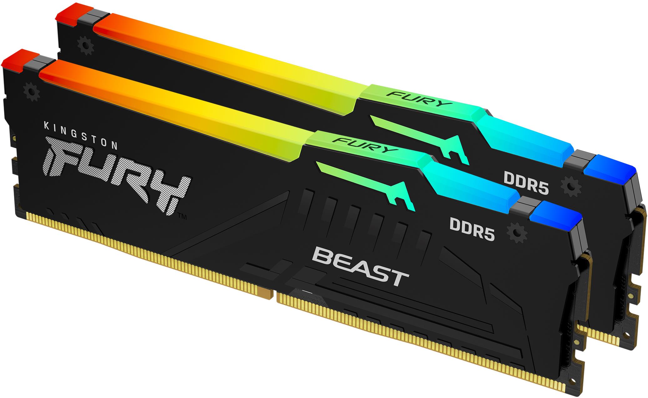 Kingston FURY 32GB KIT DDR5 6000MT/s CL36 Beast RGB EXPO
