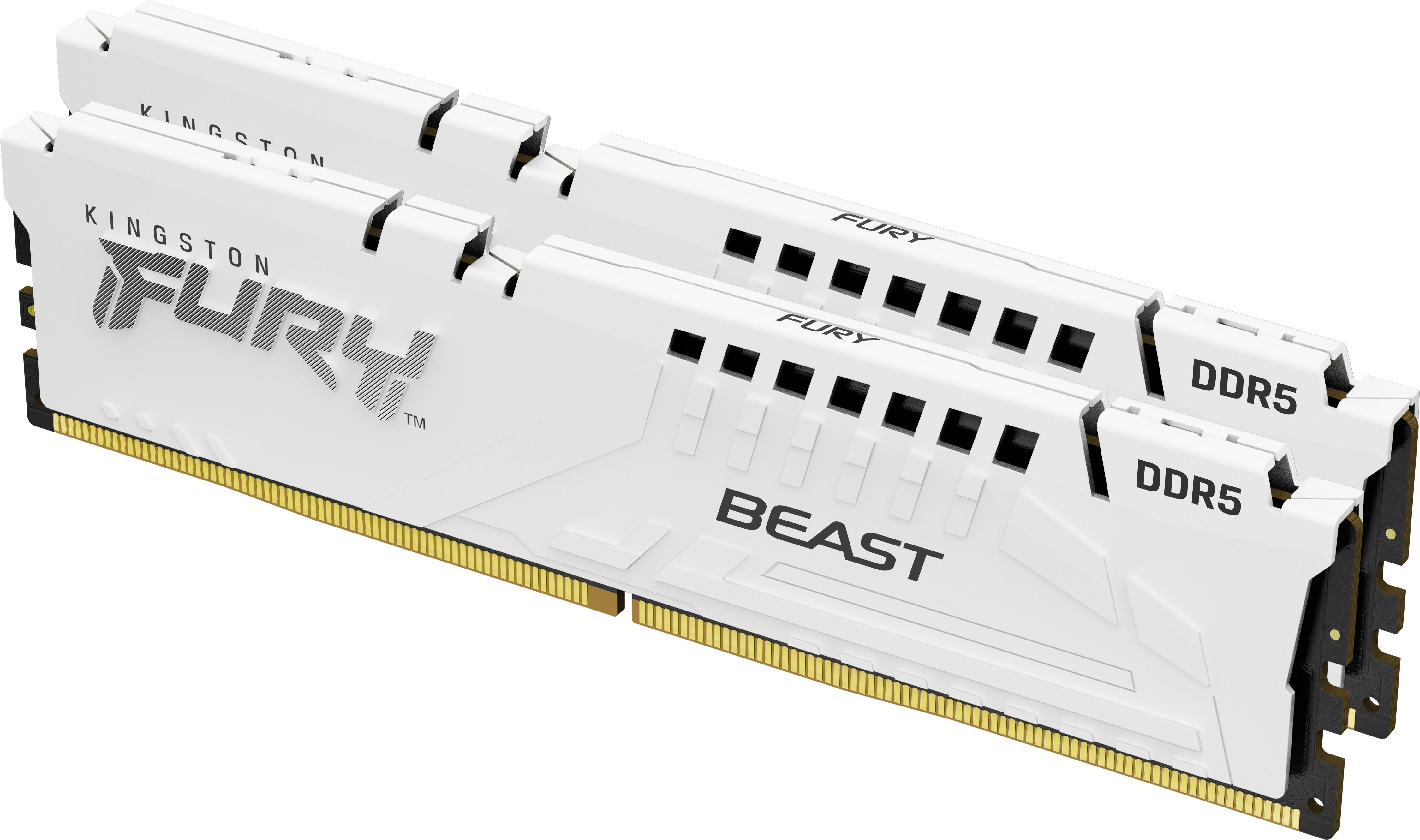 Kingston FURY 32GB KIT DDR5 6000MT/s CL36 Beast White EXPO