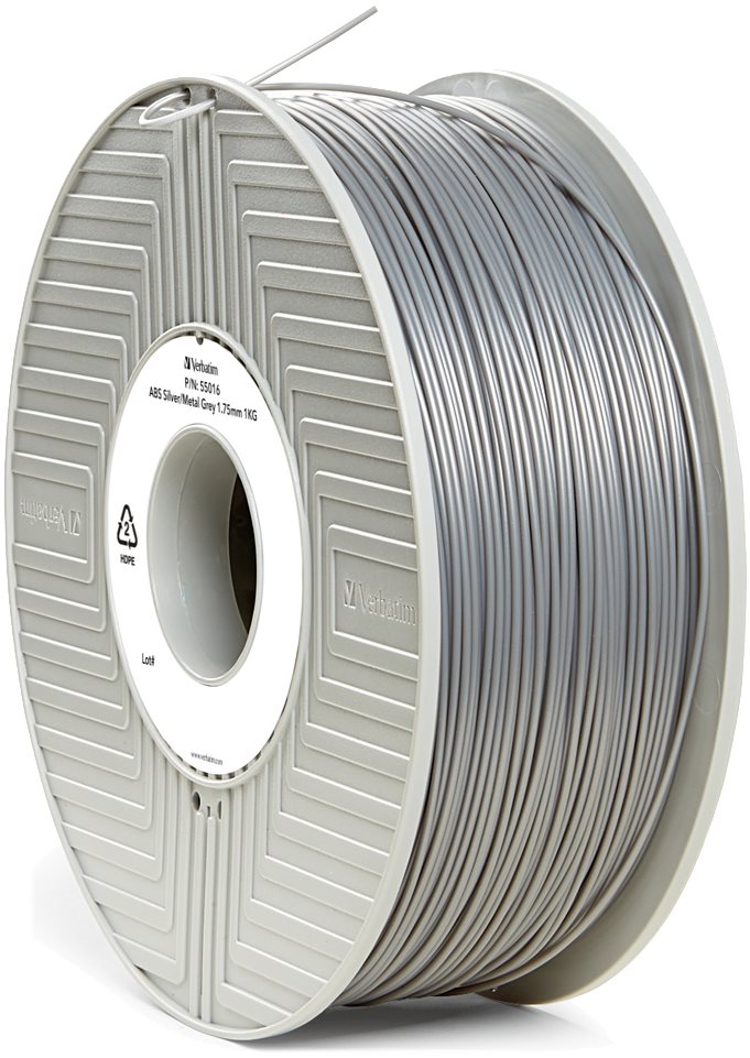 Filament Verbatim ABS 1.75mm stříbrný 1kg