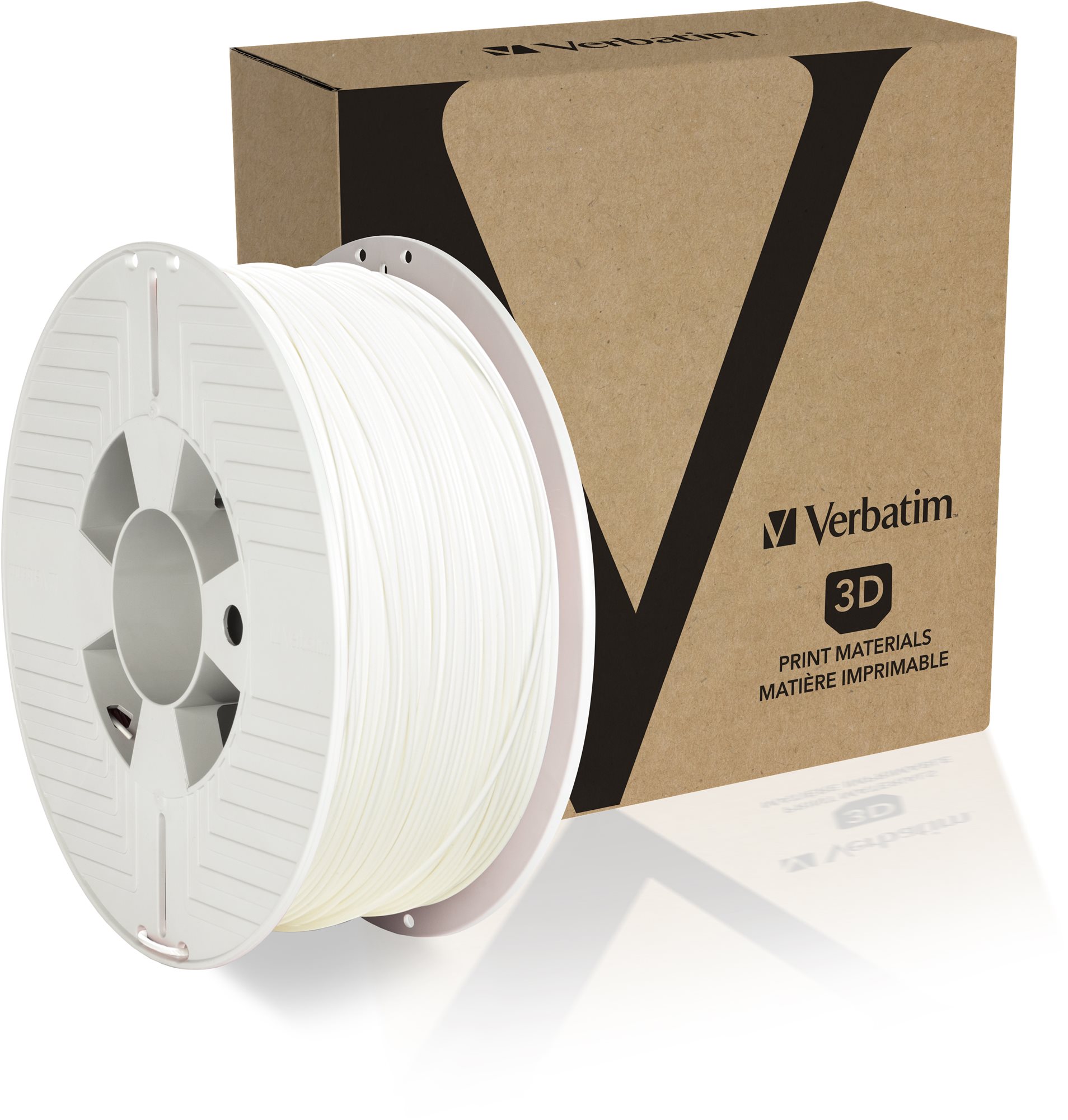 Verbatim PLA filament 1.75mm bílá pro 3D tisk